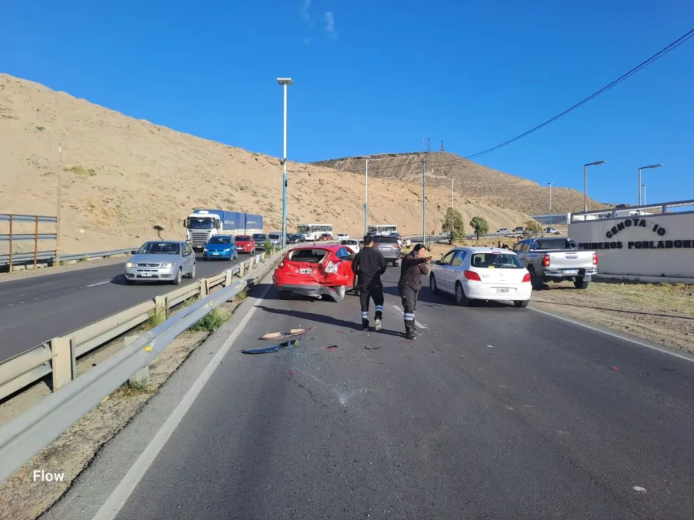 Choque múltiple en Ruta 3