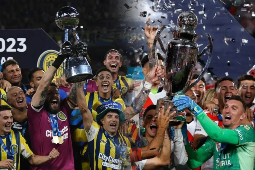 River y Rosario Central definen esta noche al supercampeón del fútbol argentino