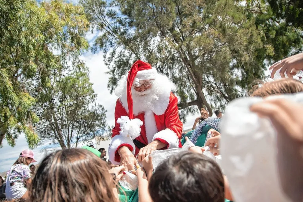 Papá Noel llega a Rada Tilly