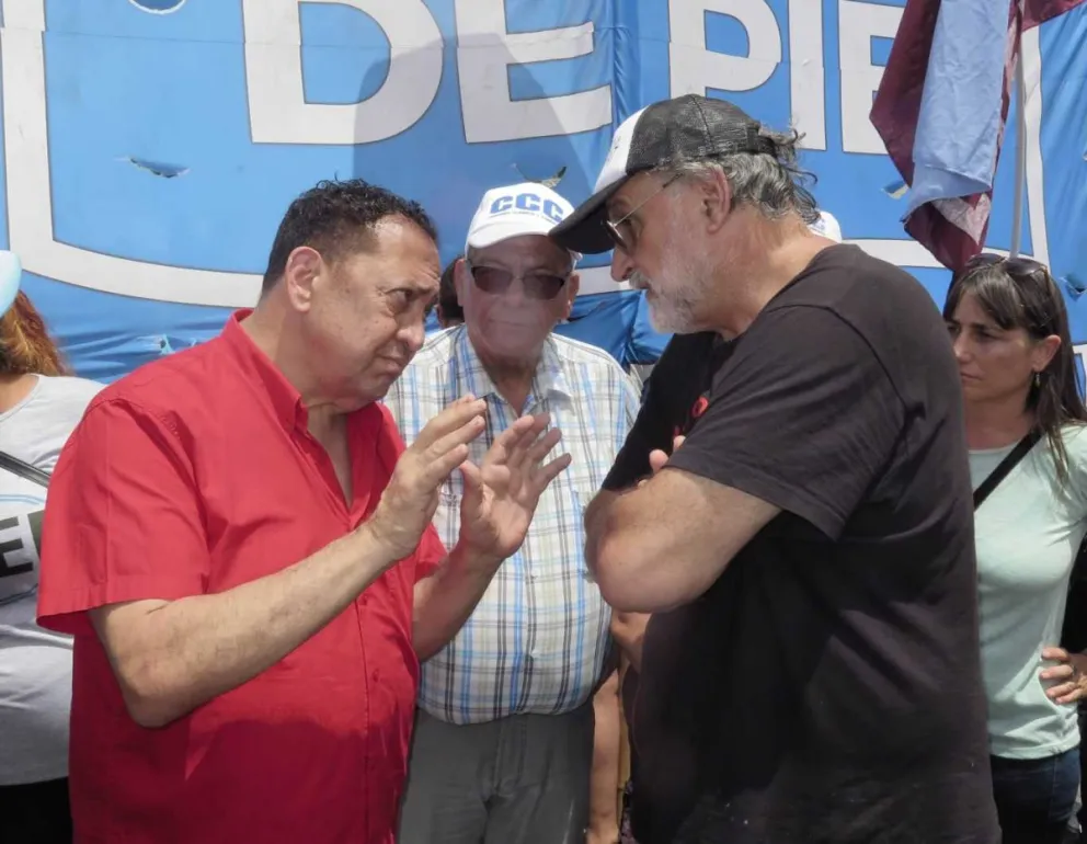 D´Elía y Alderete cortaron la ruta nacional 3 en La Matanza y desafiaron el protocolo antipiquetes