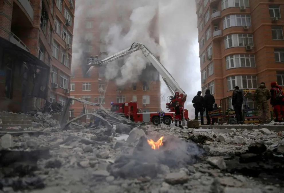 Ataque masivo de Rusia contra Ucrania
