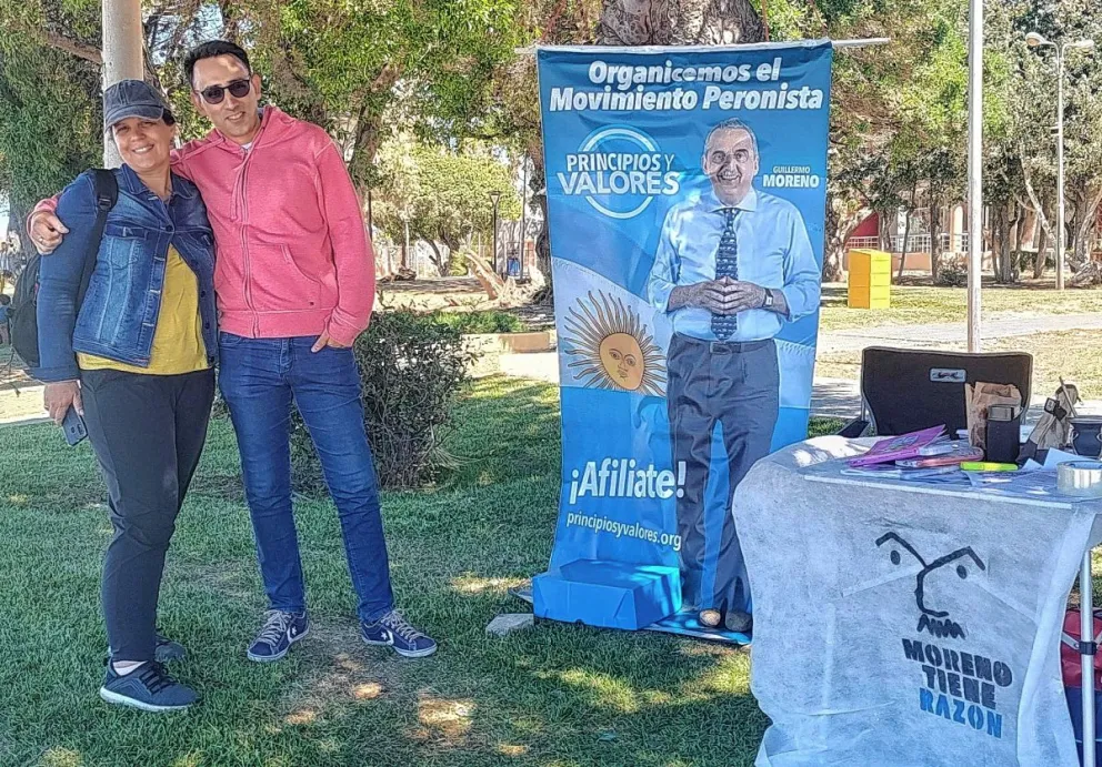 Realizaron jornadas de afiliaciones para impulsar el Partido Principios y Valores en Chubut