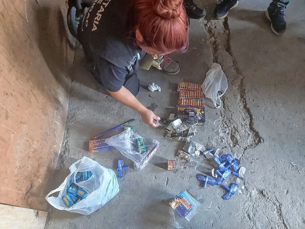 Allanaron y secuestraron pirotecnia que era comercializada de forma clandestina