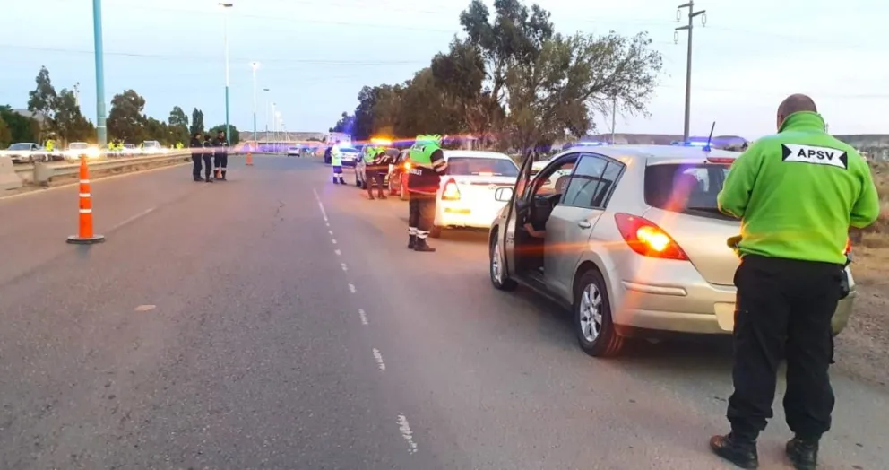 Durante el fin de semana largo de Año Nuevo se controlaron más de 9 mil vehículos en Chubut