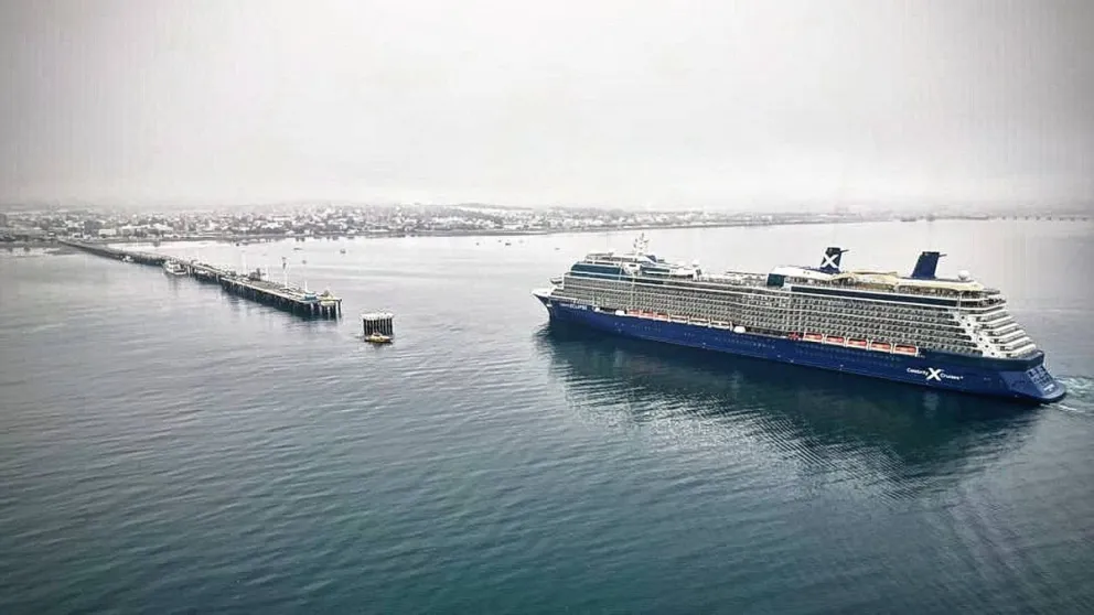 Temporada de Cruceros: Puerto Madryn inicia el año con el crucero más grande