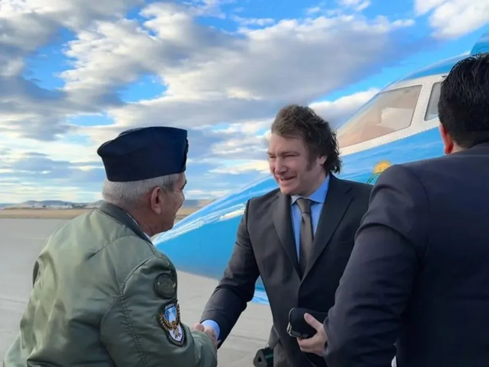 El Presidente ya está en Río Gallegos y en la madrugada viaja a la Antártida