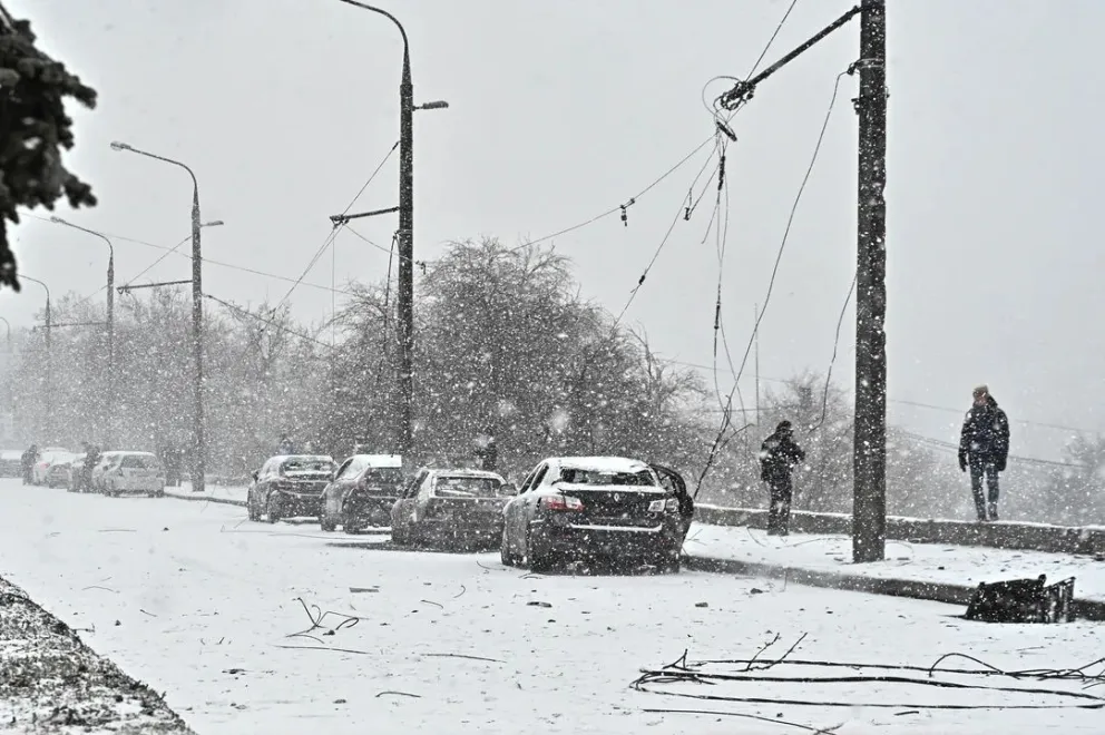 Más de mil ciudades ucranianas se quedaron sin electricidad por el extremo temporal invernal