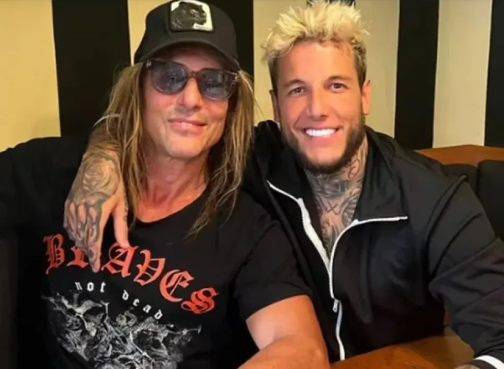 Se reconciliaron Alex y Claudio Caniggia: “El mejor papá del mundo”
