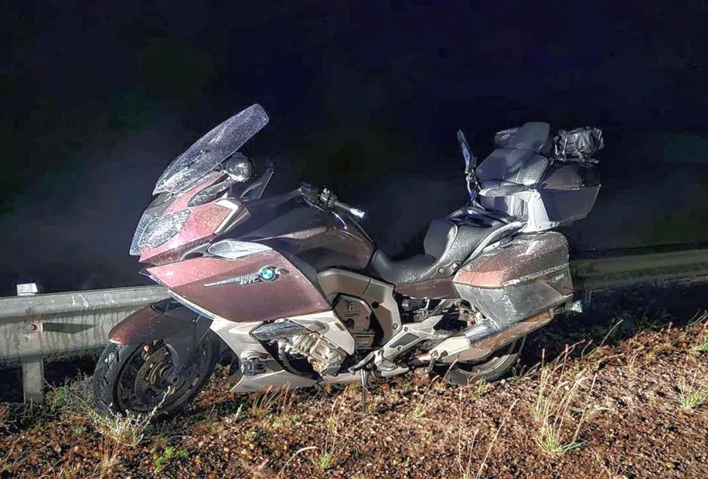 El despiste de una motocicleta en la ruta 3 deja dos turistas heridos y hospitalizados