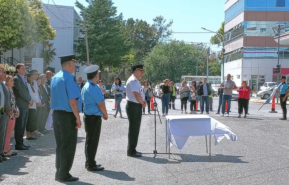 Se realizó la ceremonia de puesta en funciones del jefe de la Unidad Regional de Comodoro Rivadavia