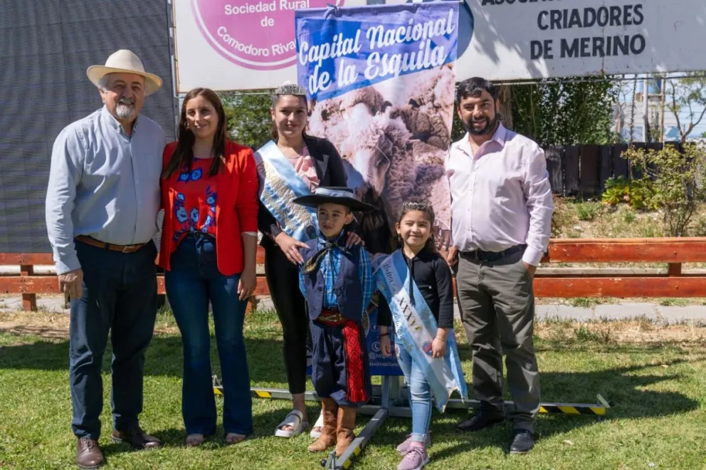 Macharashvili acompañó el lanzamiento de la 37º Fiesta Nacional de la Esquila en Comodoro