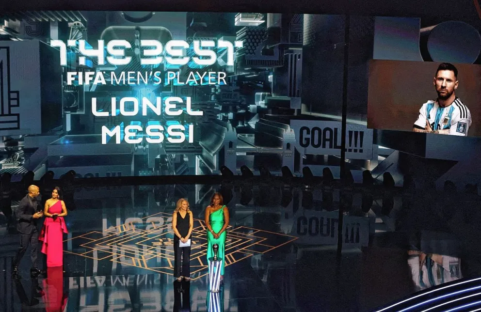 Lionel Messi ganó el Premio The Best de la FIFA al mejor jugador del mundo