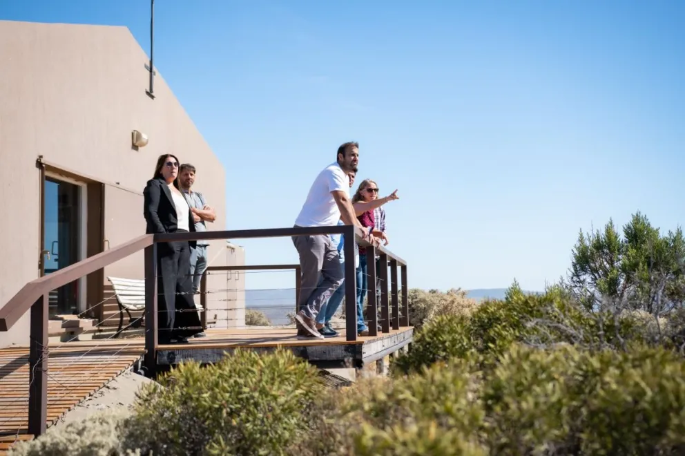 El ministro de Turismo Lapenna visitó Rada Tilly