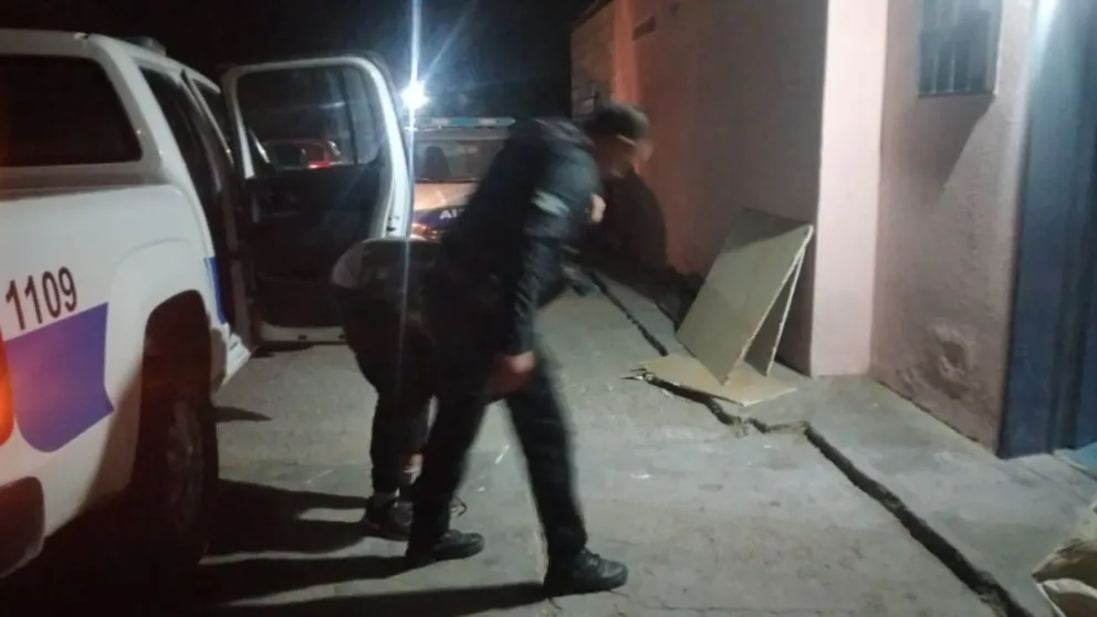Golpeó a su pareja y a su bebé y los vecinos lo redujeron