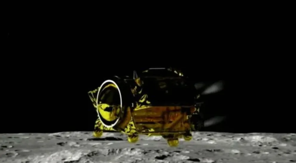 Japón aterrizó en la Luna, pero se encontró con una inesperada falla