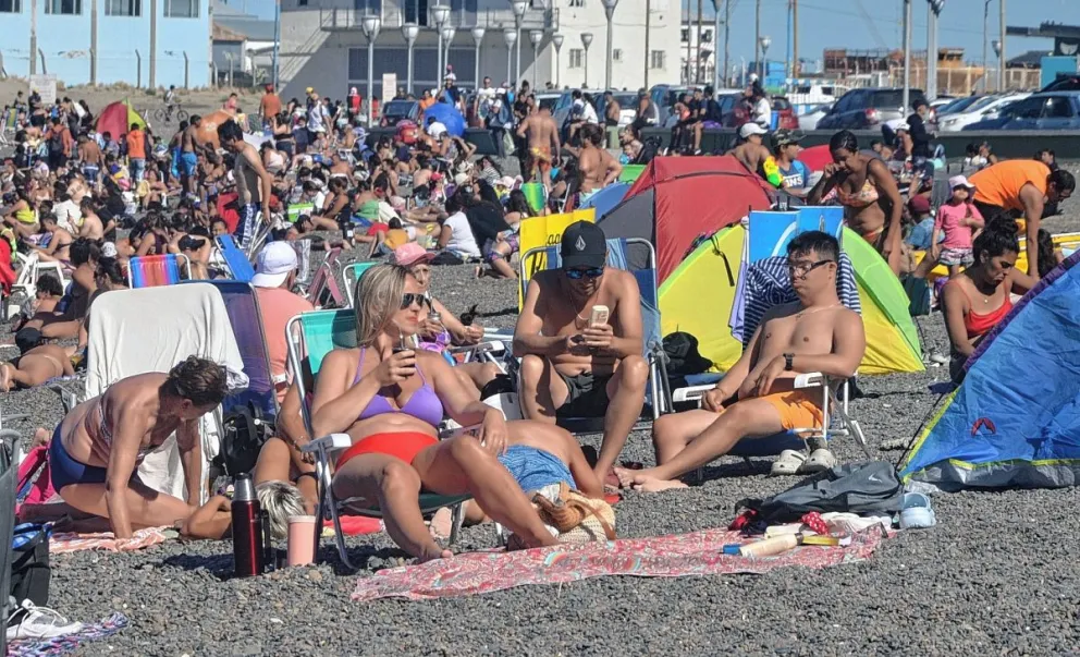 Comenzó la semana en Comodoro con 31°C y para hoy se espera alcanzar los 35°C
