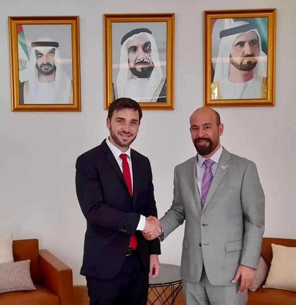 Torres mantuvo una reunión con el embajador de Emiratos Árabes Unidos para garantizar la llegada de inversiones