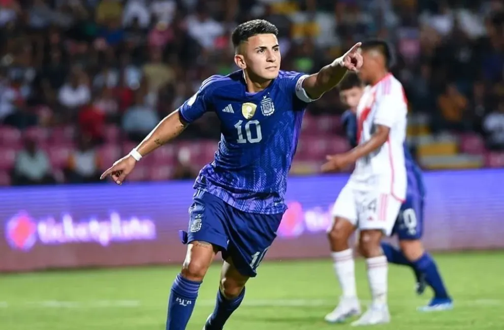 La Selección Sub-23 le ganó a Perú en el Preolímpico Sudamericano y se afianza en el grupo para la clasificación