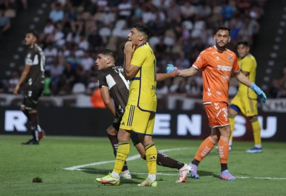 En el debut oficial de Diego Martínez, Boca empató frente a Platense