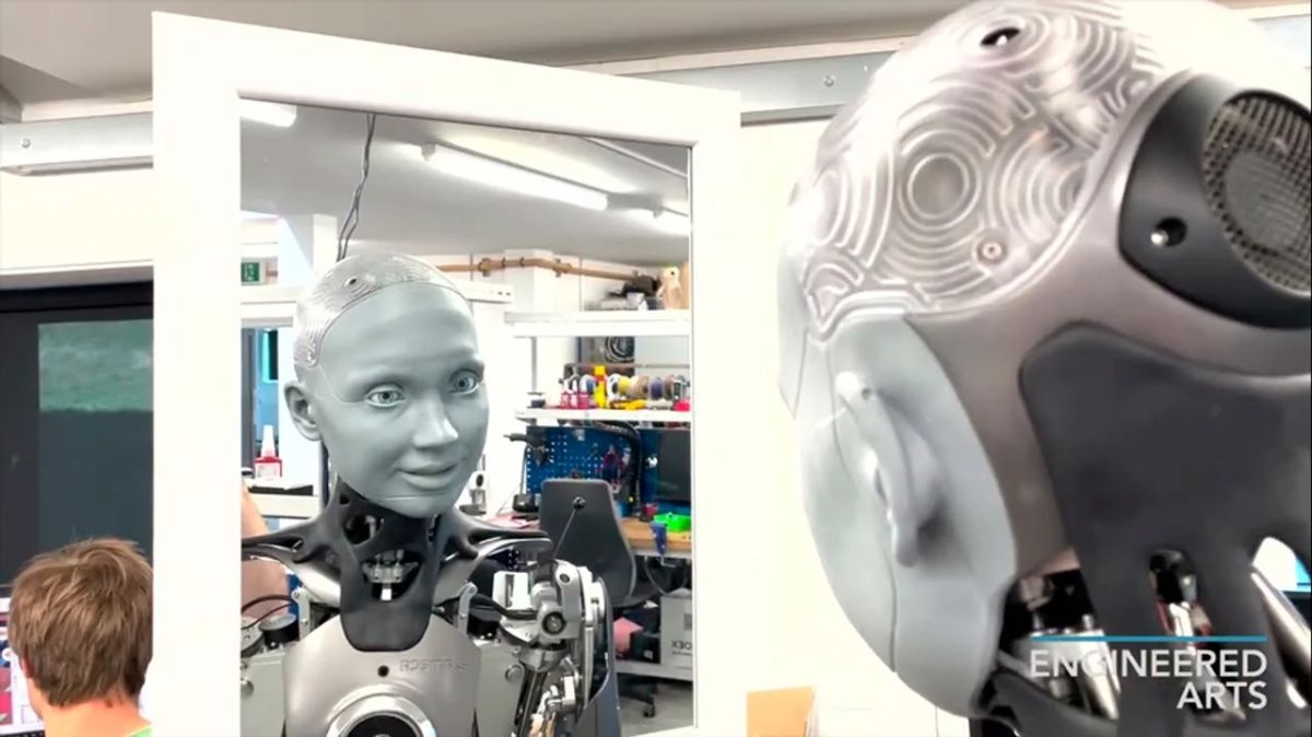 El robot humanoide Ameka ya puede autopercibirse