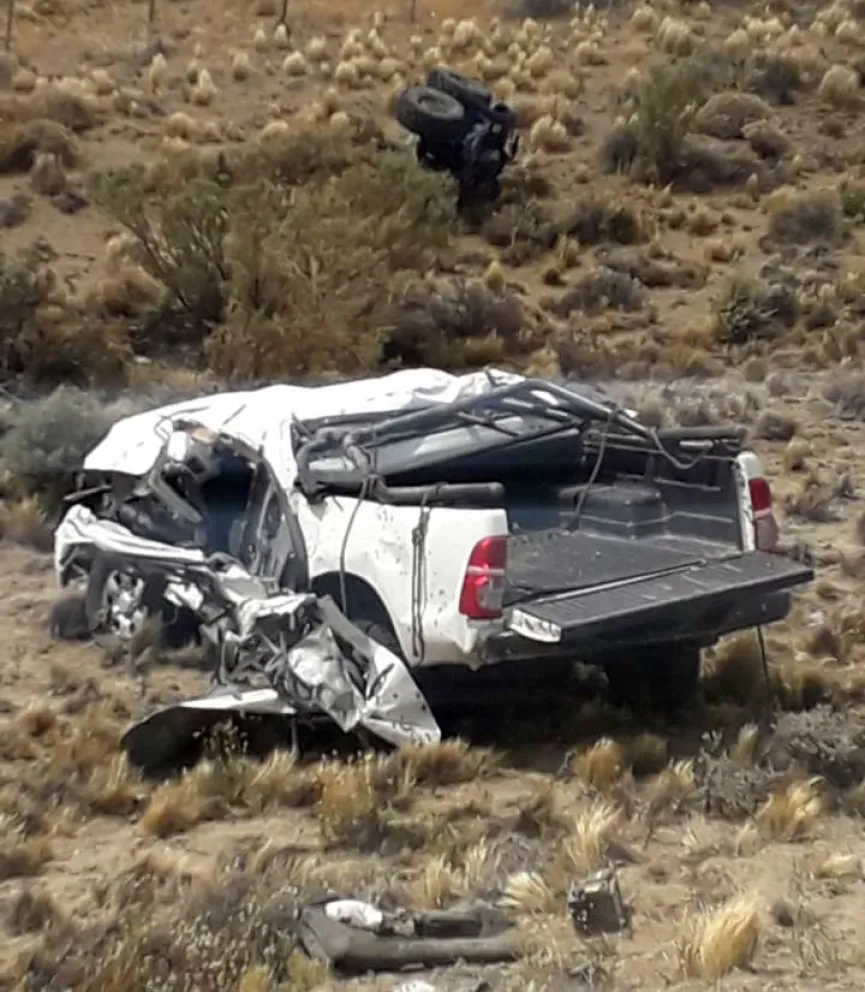 Vuelco fatal en bajada “Las germanas” de la ruta 26: Murió un hombre de 67 años y dos acompañantes terminaron lesionados