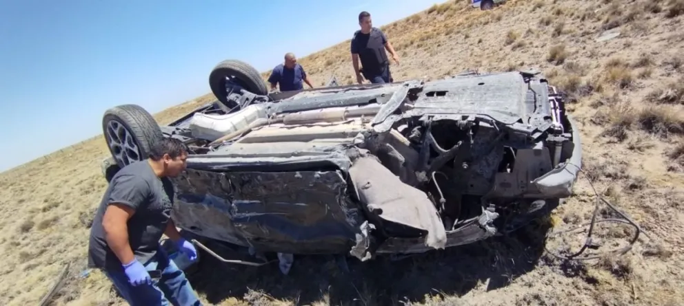 Choque frontal en la ruta 3 se cobra la vida de una pareja de comodorenses