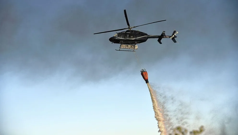 Francos monitoreó los incendios y detalló los recursos humanos y de equipamiento que aporta el Gobierno nacional