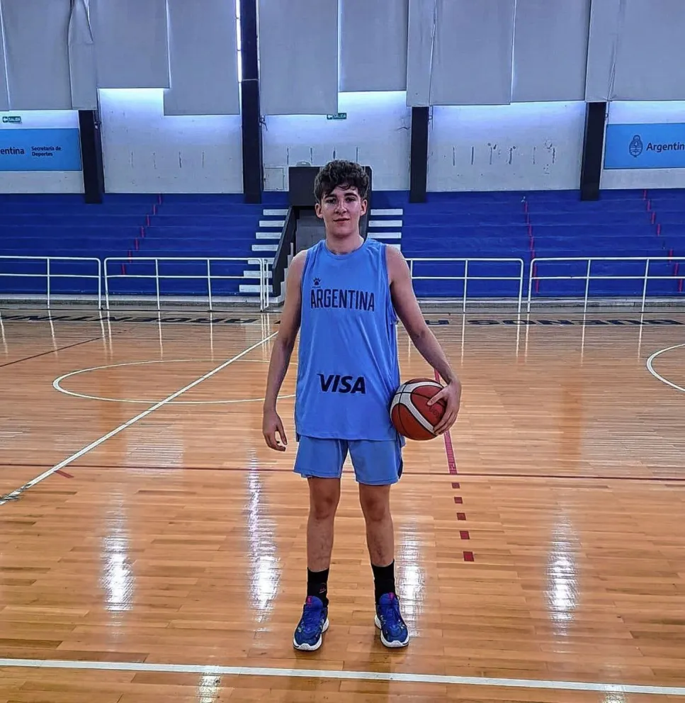Benjamín Anriquez entrenando en el Campus de Desarrollo U15