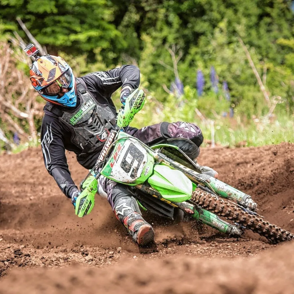 “Leo” Díaz volvió a los entrenamientos de motocross