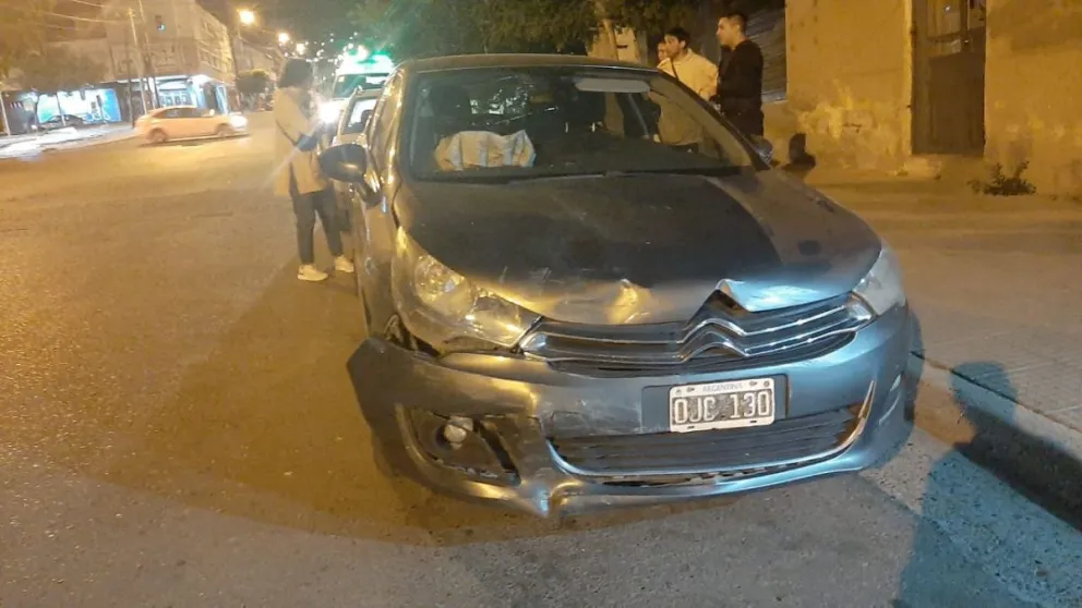 Choque en Rivadavia y Saavedra