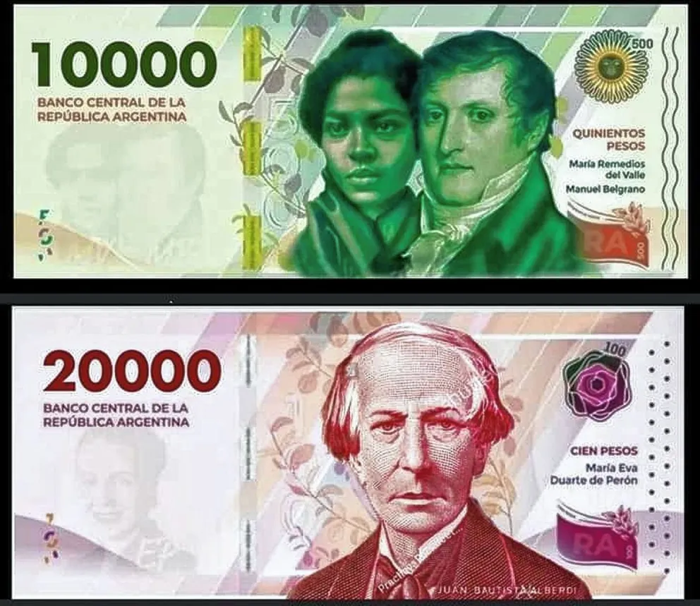 Se viene una nueva serie de billetes “Héroes y Heroínas”