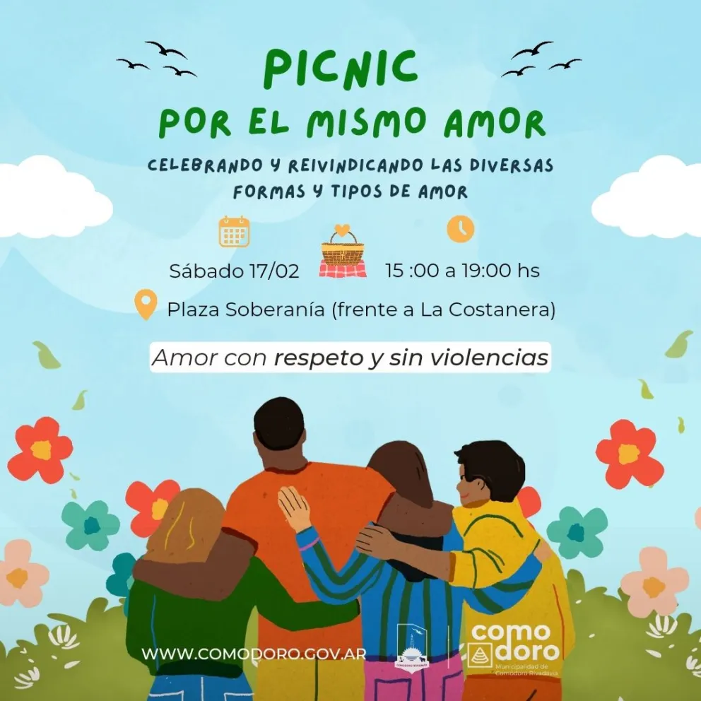 La Secretaría de la Mujer, Género y Diversidad realizará este sábado el “Picnic por el mismo amor”