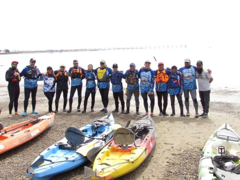 “Guerreros del Sur” realiza su torneo de Pesca en Kayak