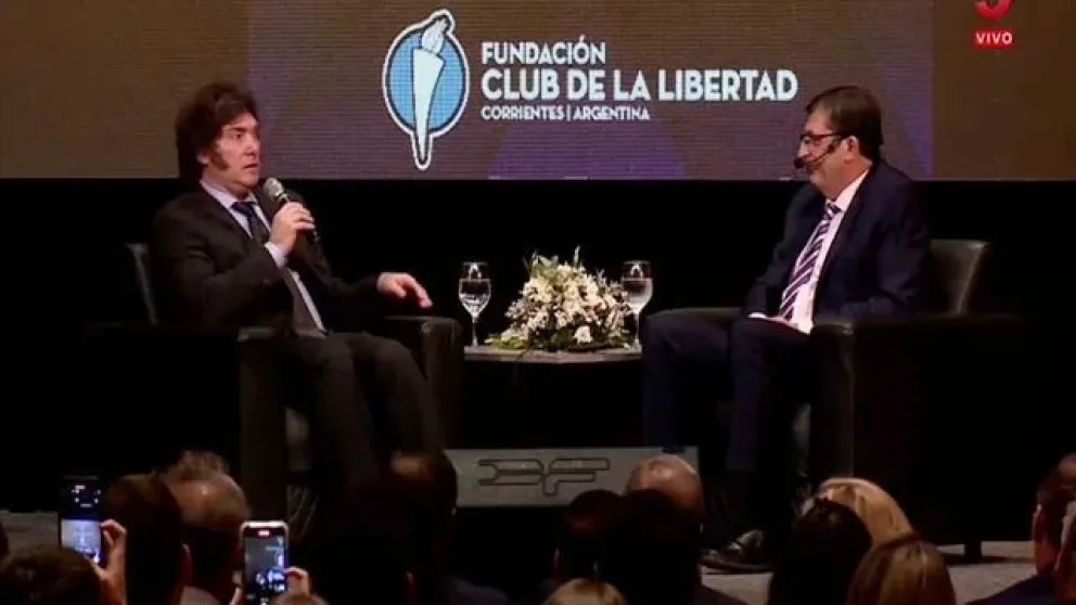 Milei comparó al Congreso con un "nido de ratas" y dijo que los políticos "son una mierda"