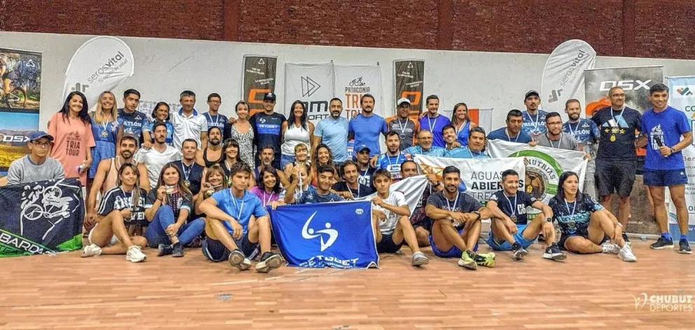 Con acompañamiento del Gobierno Provincial, se realizó el Patagonia Tria Tour 2024
