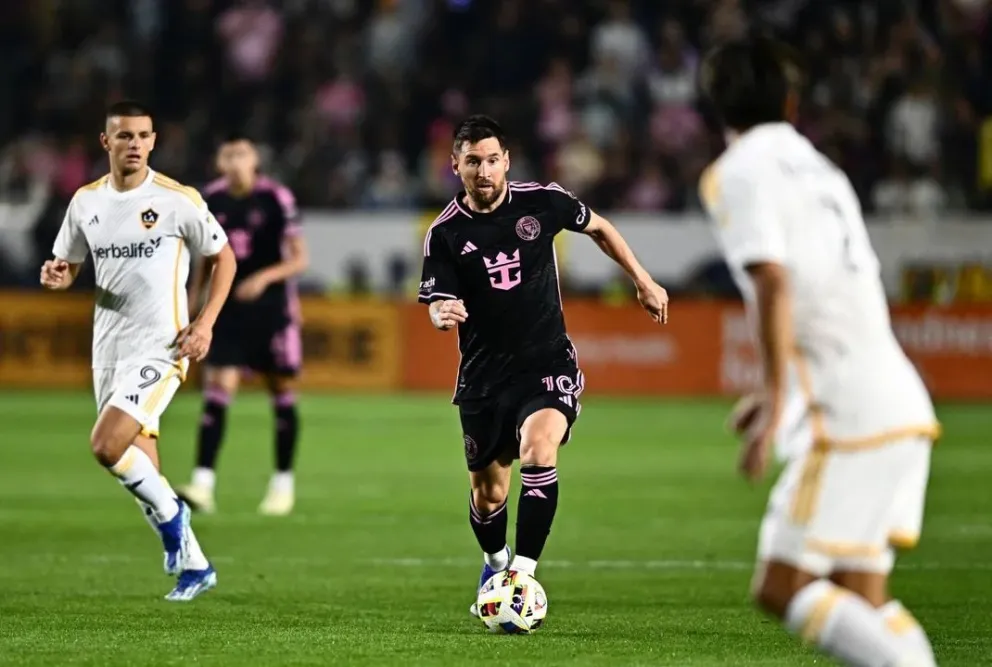 Lionel Messi le dio el empate agónico al Inter Miami en su visita a Los Ángeles Galaxy