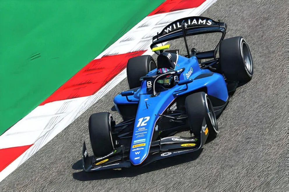 Colapinto hizo una mala clasificación y largará 16° en el GP de Bahrein de la Fórmula 2