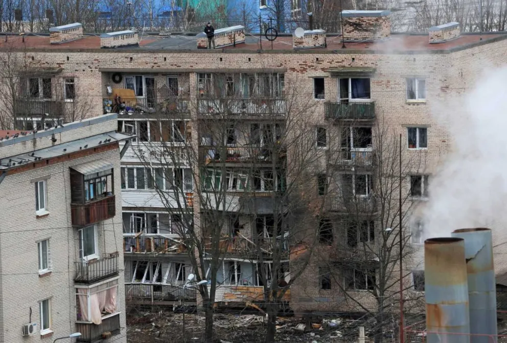 Un dron impactó contra un edificio residencial de San Petersburgo