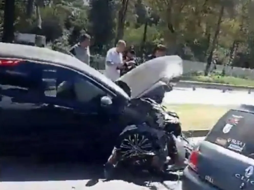 Bochini sufrió un accidente automovilístico en Ciudad Evita y se encuentra fuera de peligro