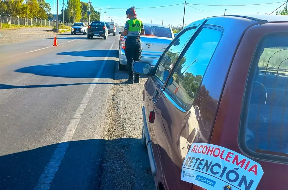 Más de 8 mil vehículos controlados durante el fin de semana en Chubut