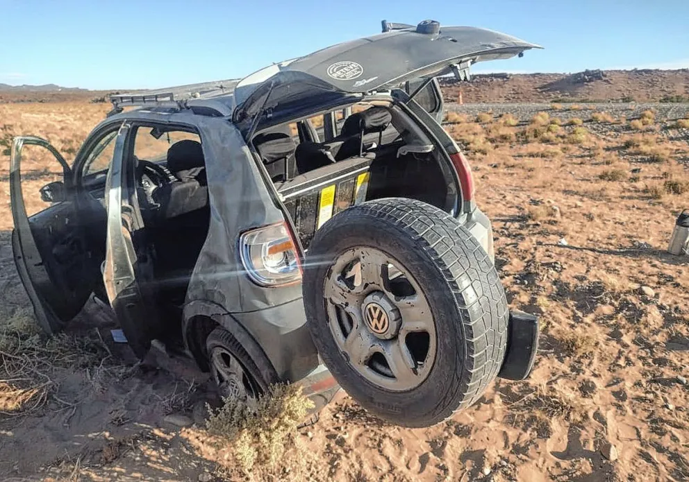 Nena de 9 años resultó herida en el rostro tras el vuelco de un auto cerca de Los Altares