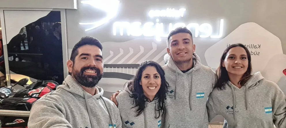 Laura Guerreiro y Tomás Barrios Díaz debutaron en el Mundial de Aguas Gélidas