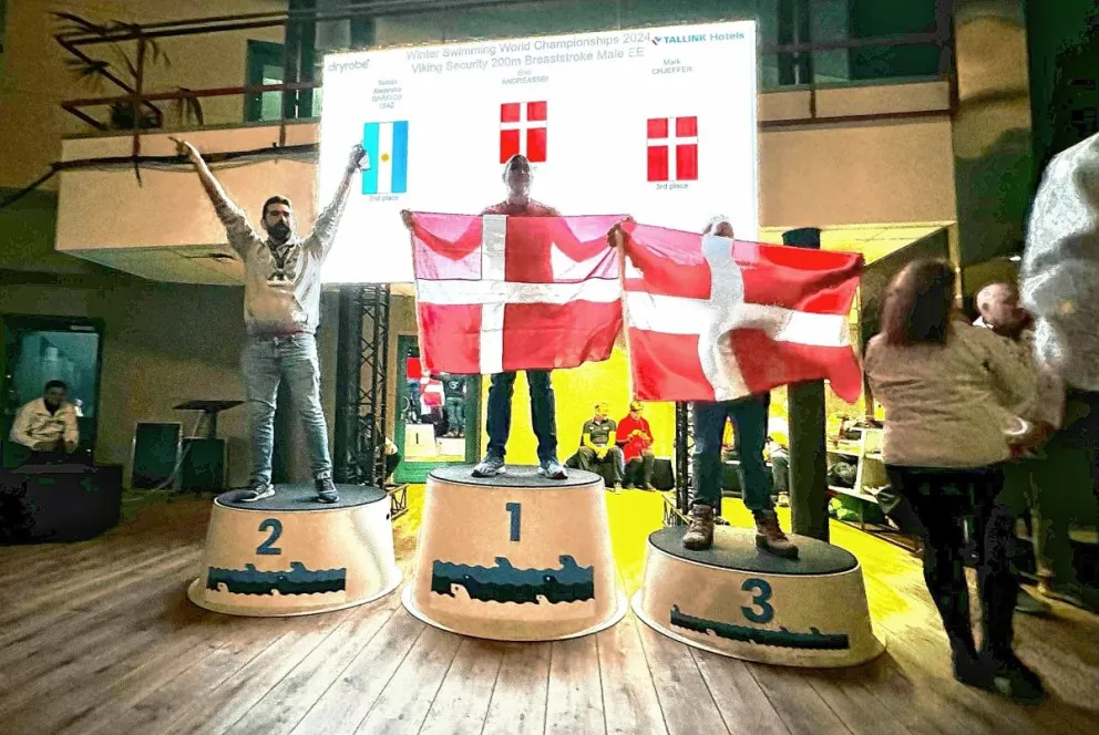 Día histórico para Chubut en el Mundial de Aguas Gélidas