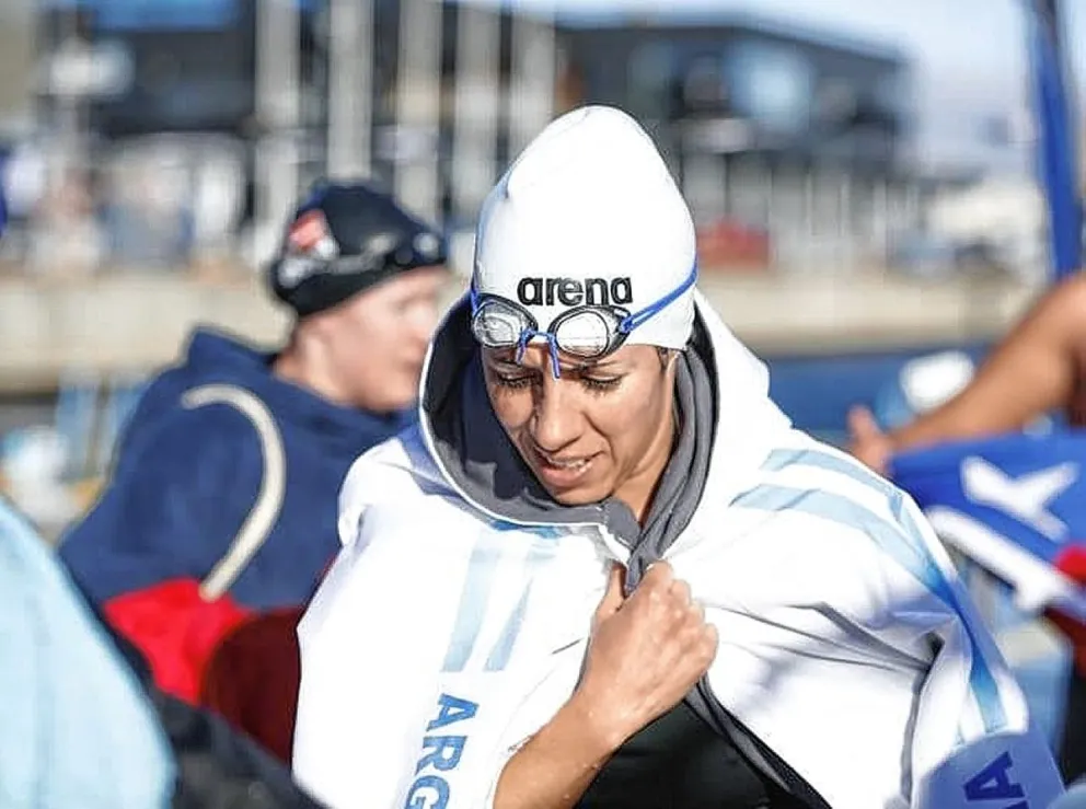 Gran actuación de Laura Guerreiro en el Mundial de Aguas Gélidas