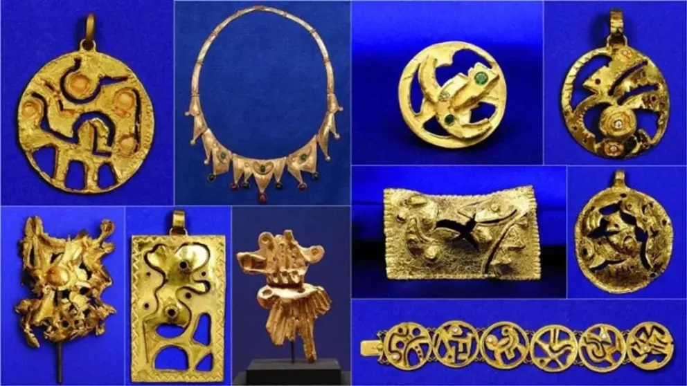 Robaron piezas de oro valuadas en más de US$1,3 millones de una exposición de arte en Italia