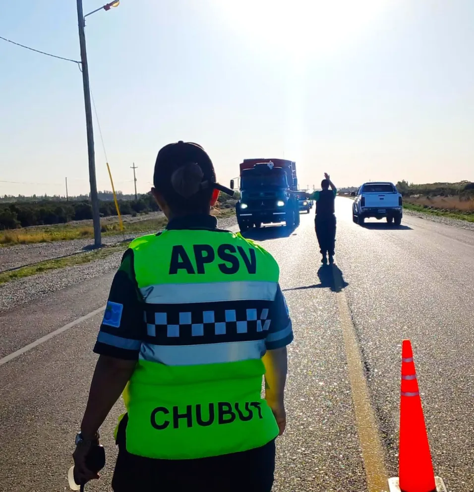 Provincia controló más de 7 mil vehículos durante el fin de semana en Chubut