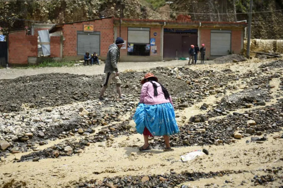Bolivia declaró el estado de emergencia en La Paz por fuertes lluvias