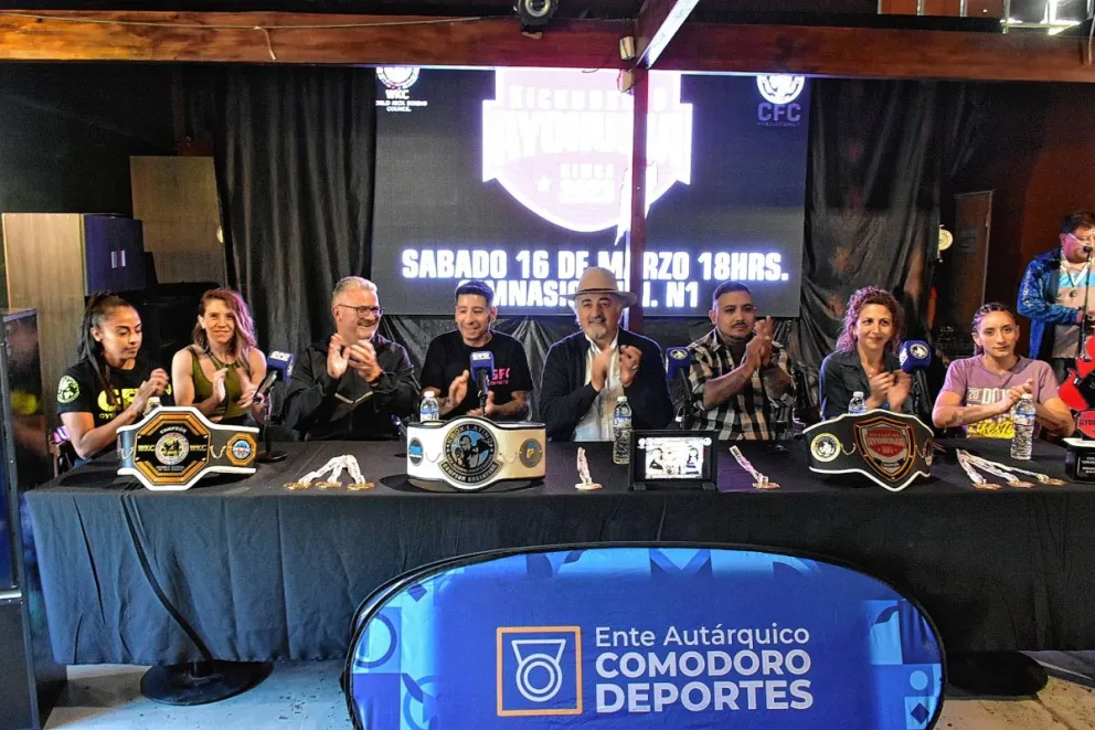 Presentaron el festival de kick boxing