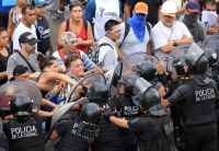 Piquetazo nacional: incidentes entre la Policía y manifestantes pusieron a prueba el protocolo de Bullrich