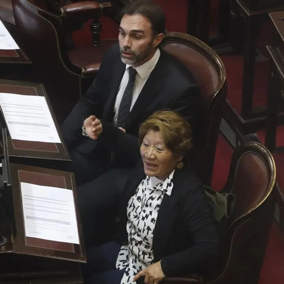 Una senadora libertaria contrató a varios familiares: la respuesta de Adorni